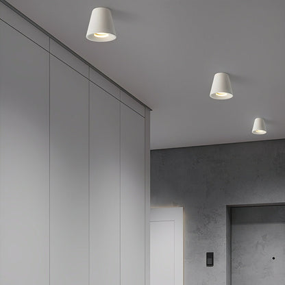 Modern Minimalist Cone - Shaped Cement LED Ceiling Lights - Flyachilles