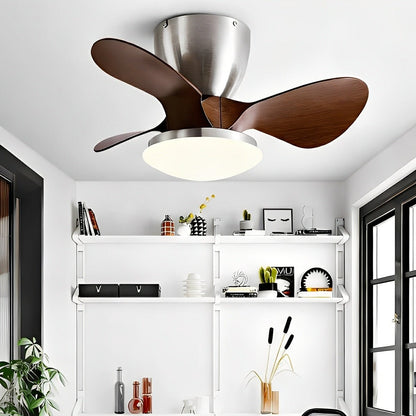 Modern Minimalist DC Motor Reverse Ceiling Fan Light - Flyachilles