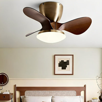 Modern Minimalist DC Motor Reverse Ceiling Fan Light - Flyachilles