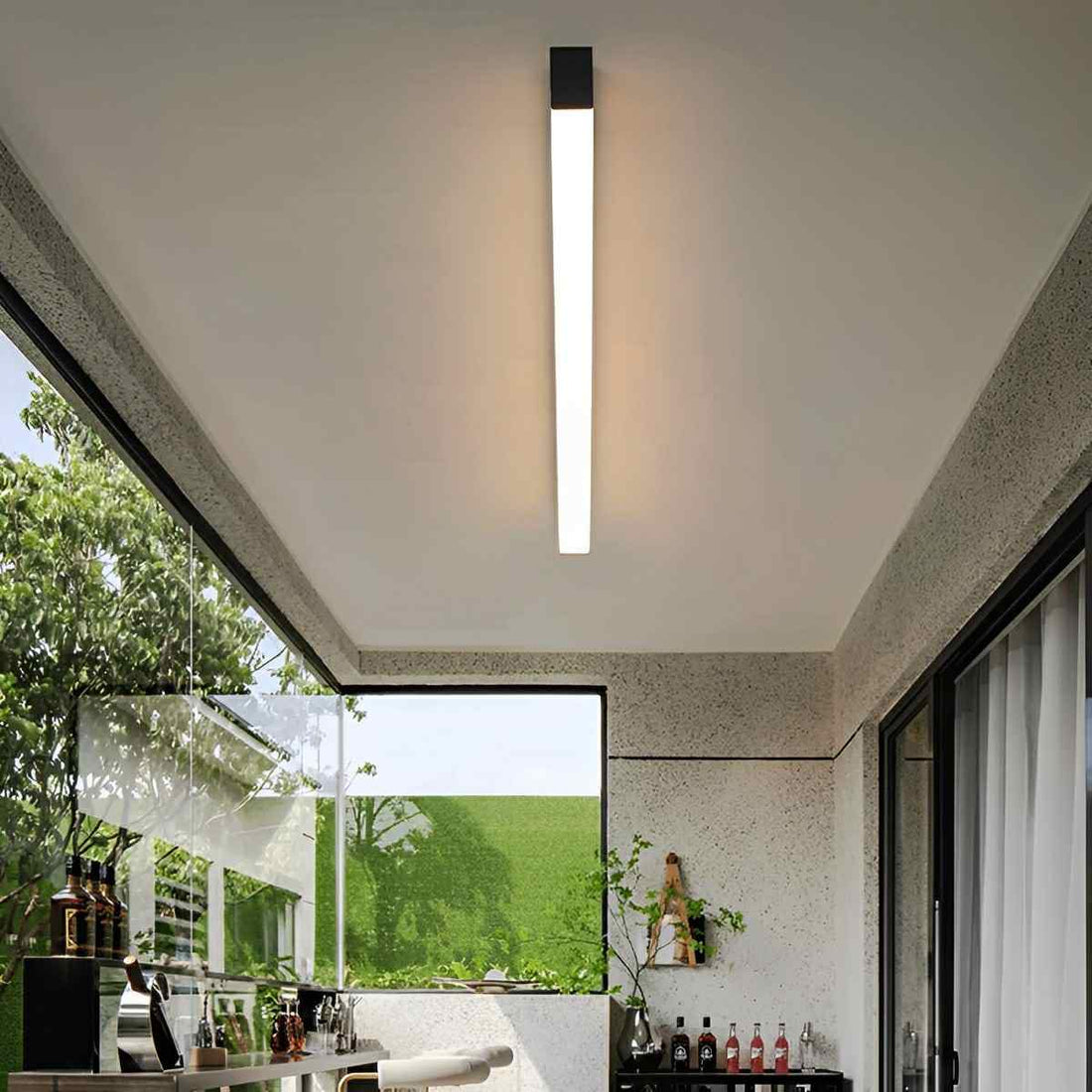 Modern Minimalist Dimming LED Long Strip Indoor Ceiling Light - Flyachilles