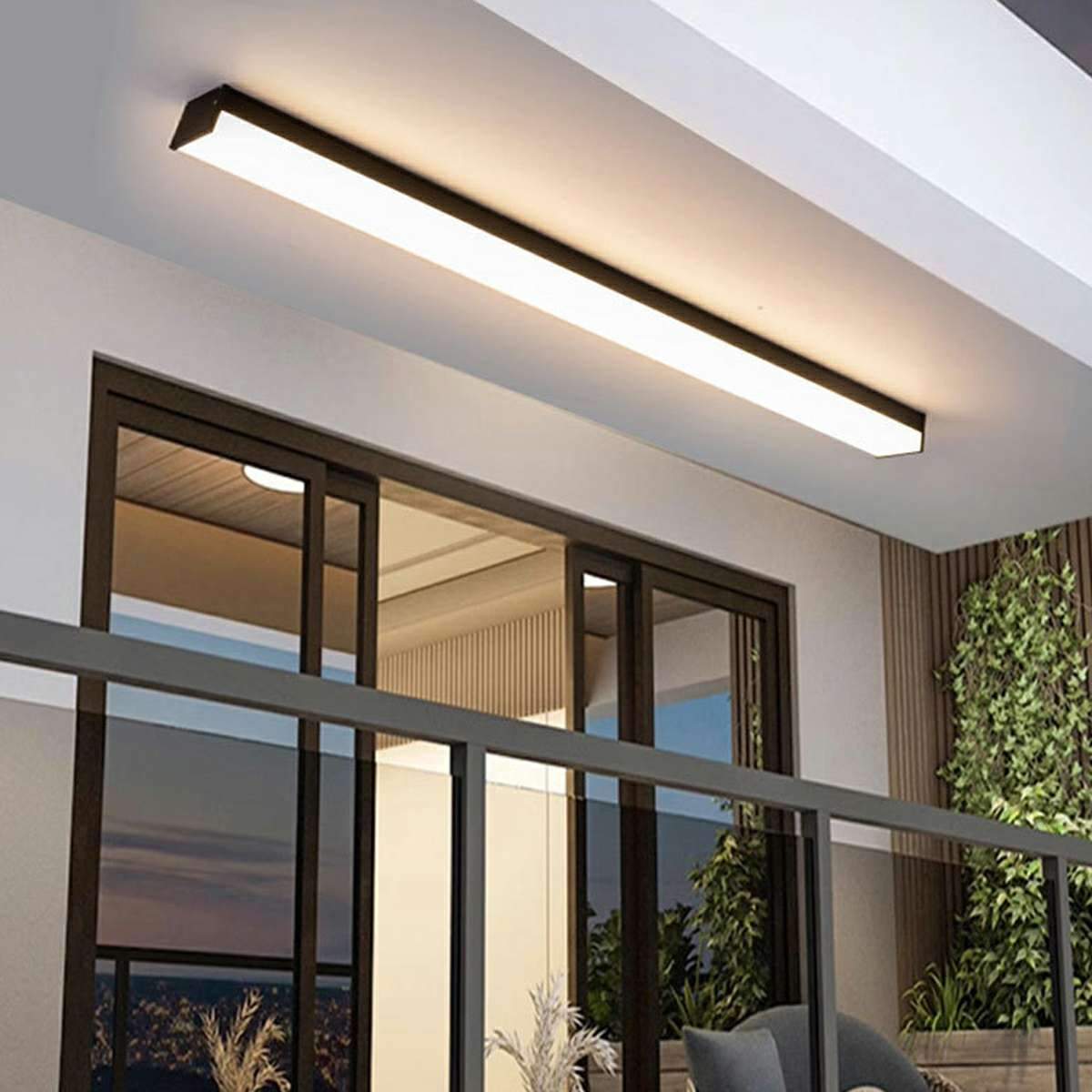 Modern Minimalist Dimming LED Long Strip Indoor Ceiling Light - Flyachilles