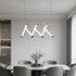 Modern Minimalist Fishbone Light Combination Bar Chandelier - Flyachilles