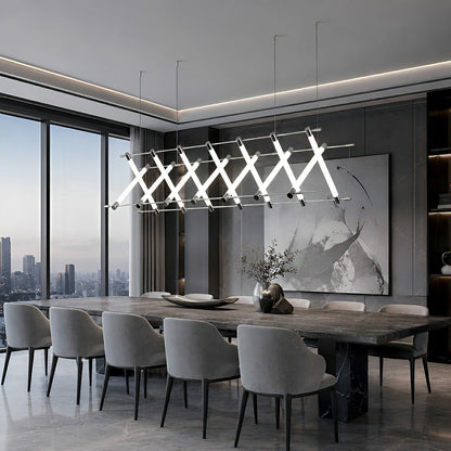 Modern Minimalist Fishbone Light Combination Bar Chandelier - Flyachilles