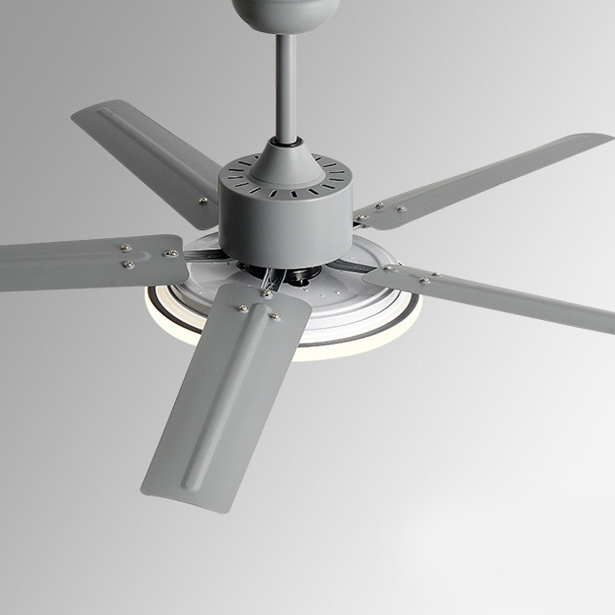 Modern Minimalist Five - leaf Stainless Steel Ceiling Fan - Flyachilles