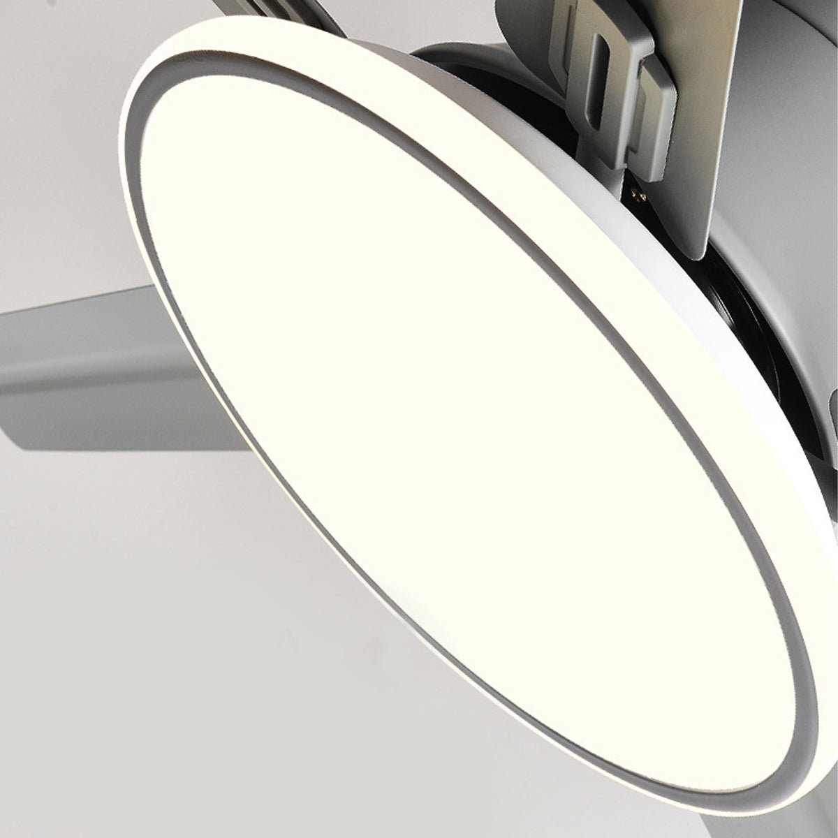 Modern Minimalist Five - leaf Stainless Steel Ceiling Fan - Flyachilles