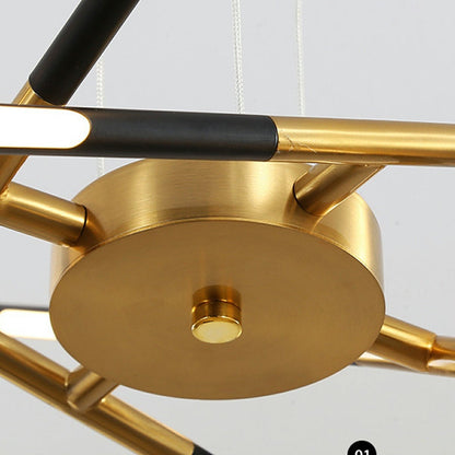 Modern Minimalist Geometric LED Long Strip Indoor Pendant Lights - Flyachilles