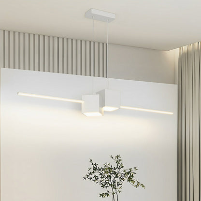 Modern Minimalist Geometric LED Long Strip Indoor Pendant Lights - Flyachilles