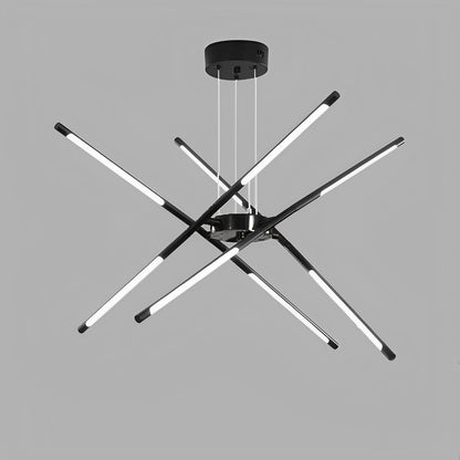 Modern Minimalist Geometric LED Long Strip Indoor Pendant Lights - Flyachilles