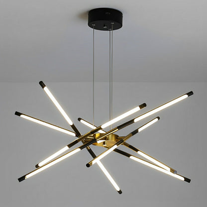 Modern Minimalist Geometric LED Long Strip Indoor Pendant Lights - Flyachilles