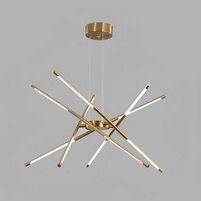 Modern Minimalist Geometric LED Long Strip Indoor Pendant Lights - Flyachilles
