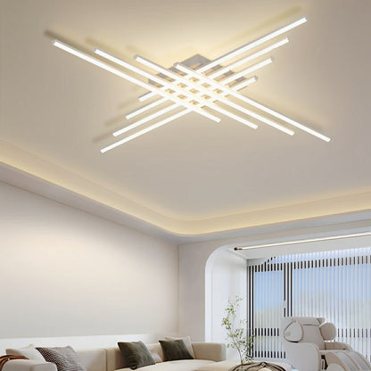 Modern Minimalist Geometric Long Strip LED Ceiling Light - Flyachilles