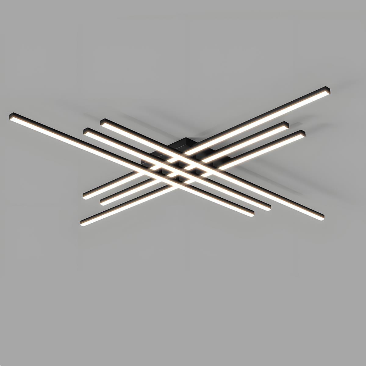 Modern Minimalist Geometric Long Strip LED Ceiling Light - Flyachilles