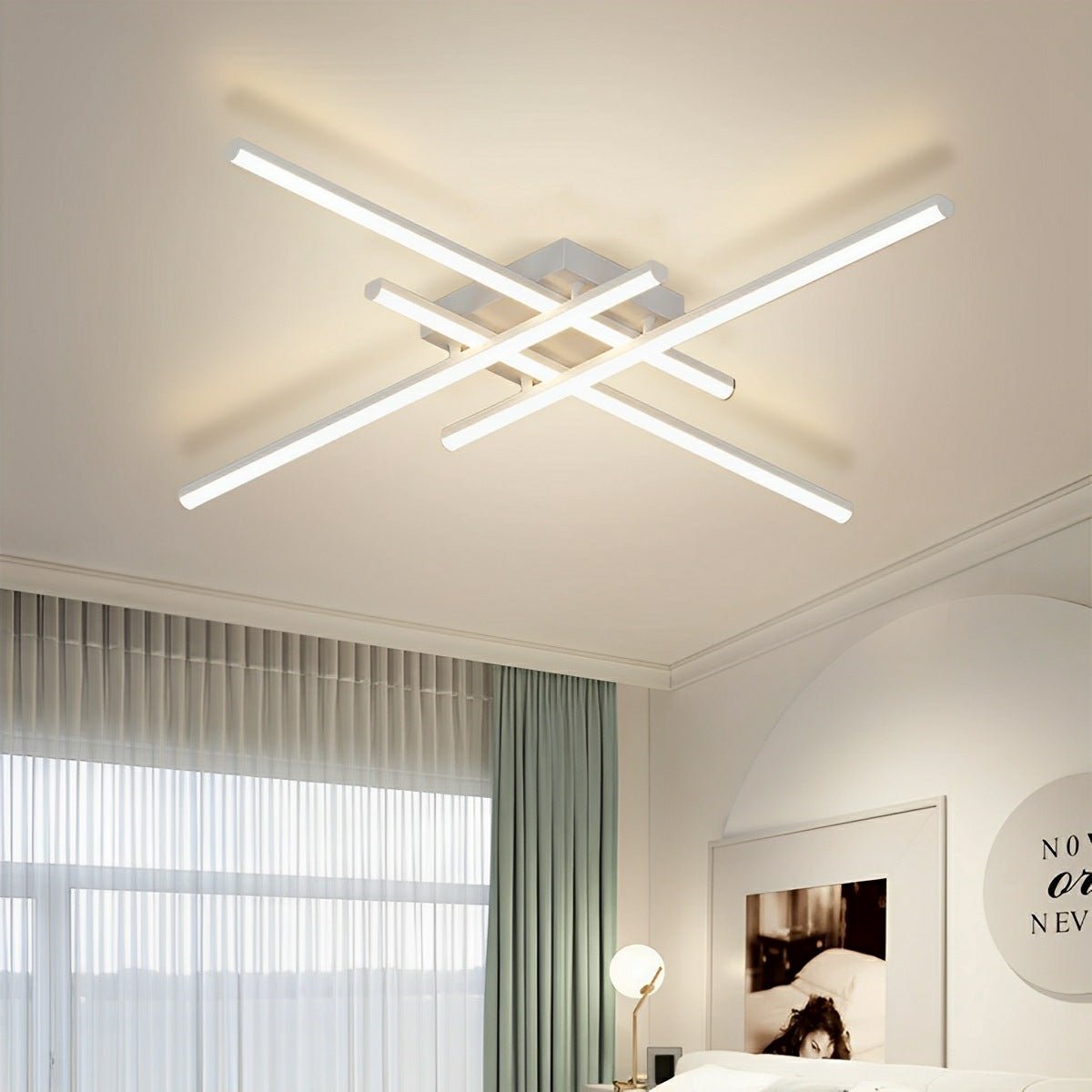 Modern Minimalist Geometric Long Strip LED Ceiling Light - Flyachilles