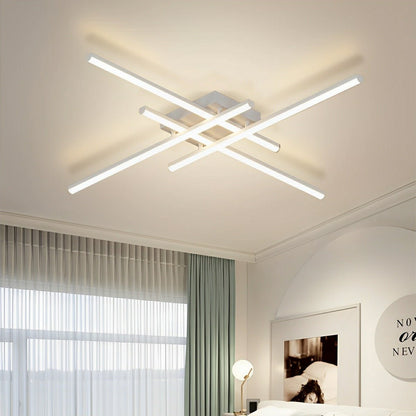 Modern Minimalist Geometric Long Strip LED Ceiling Light - Flyachilles