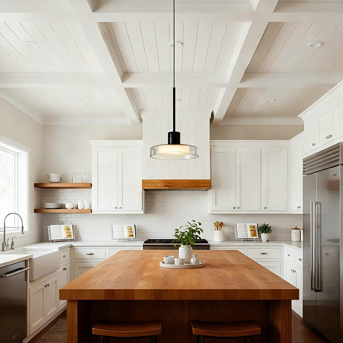 Modern Minimalist Glass Indoor Bar Pendant Lights - Flyachilles