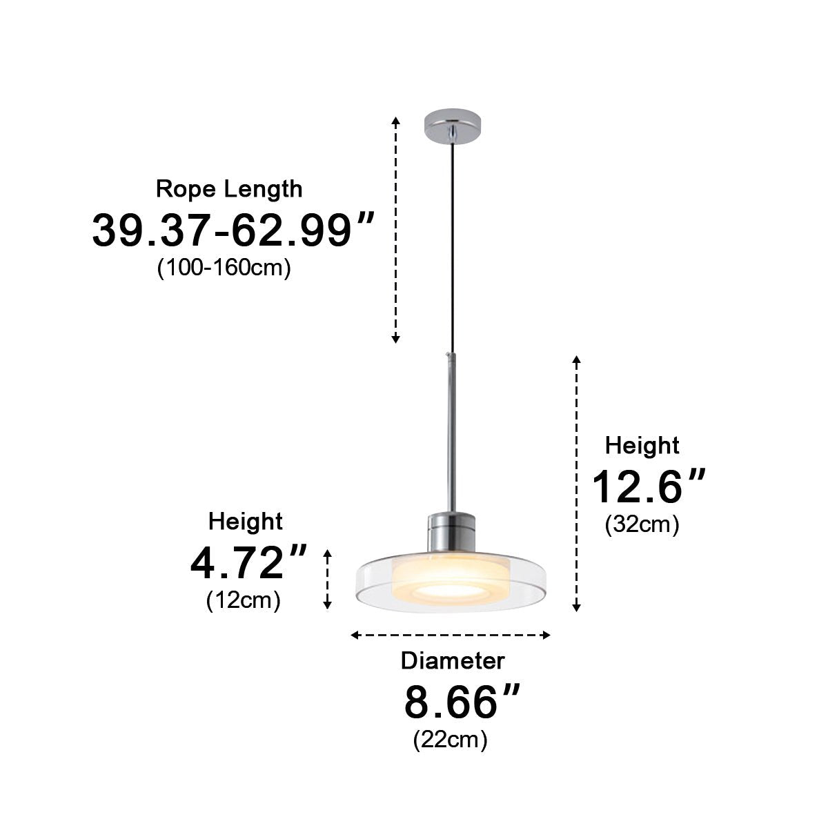 Modern Minimalist Glass Indoor Bar Pendant Lights - Flyachilles