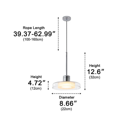 Modern Minimalist Glass Indoor Bar Pendant Lights - Flyachilles