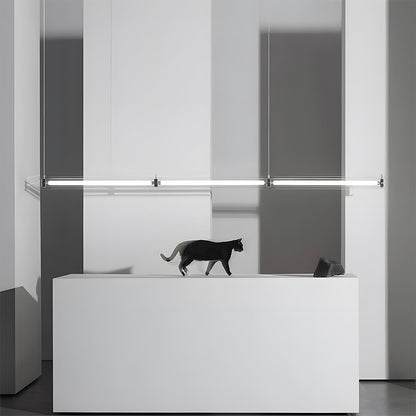 Modern Minimalist Glass LED Frame Light Strip Pendant Lights - Flyachilles