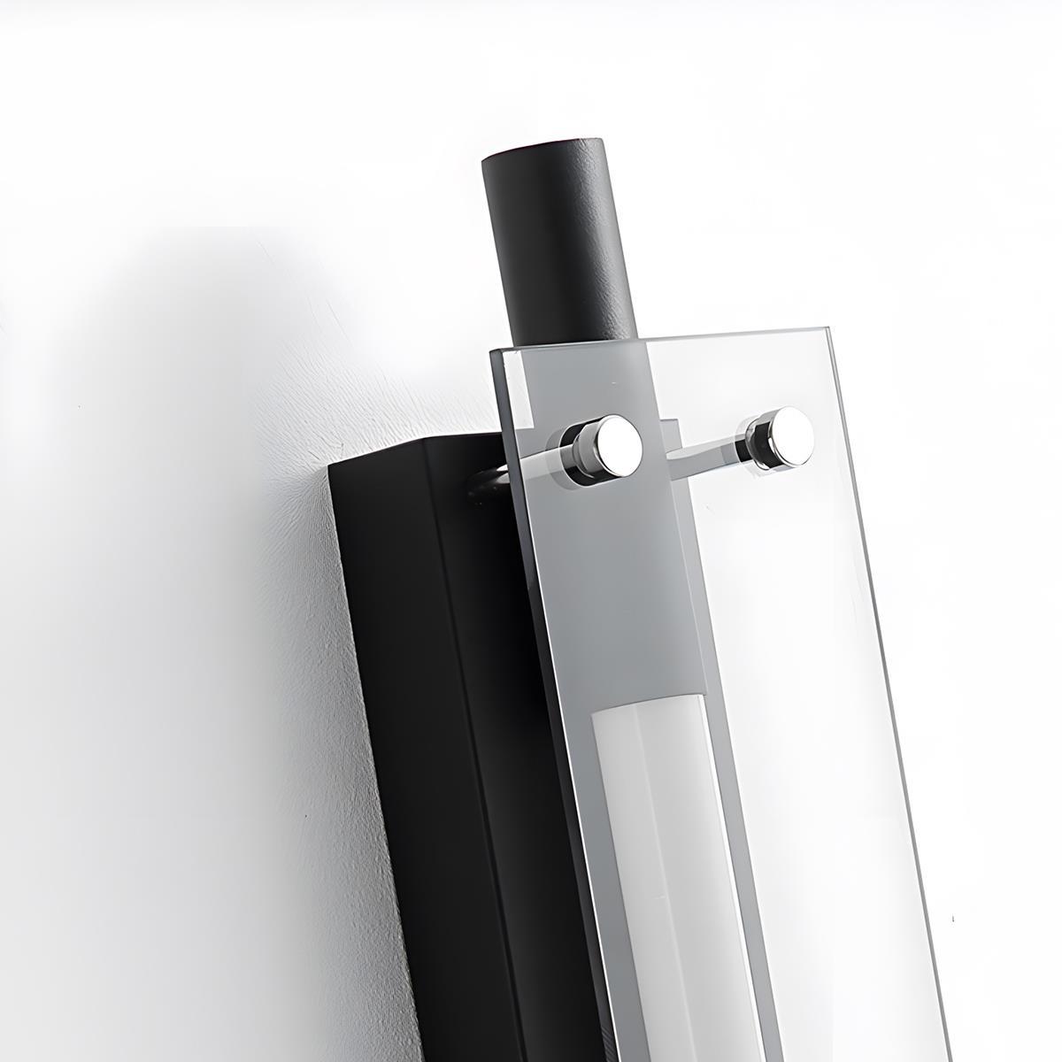 Modern Minimalist Glass Long Strip LED Indoor Wall Sconce - Flyachilles