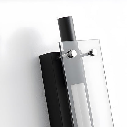 Modern Minimalist Glass Long Strip LED Indoor Wall Sconce - Flyachilles