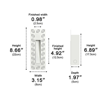 Modern Minimalist Indoor LED Recessed Stairway Wall Light - Flyachilles