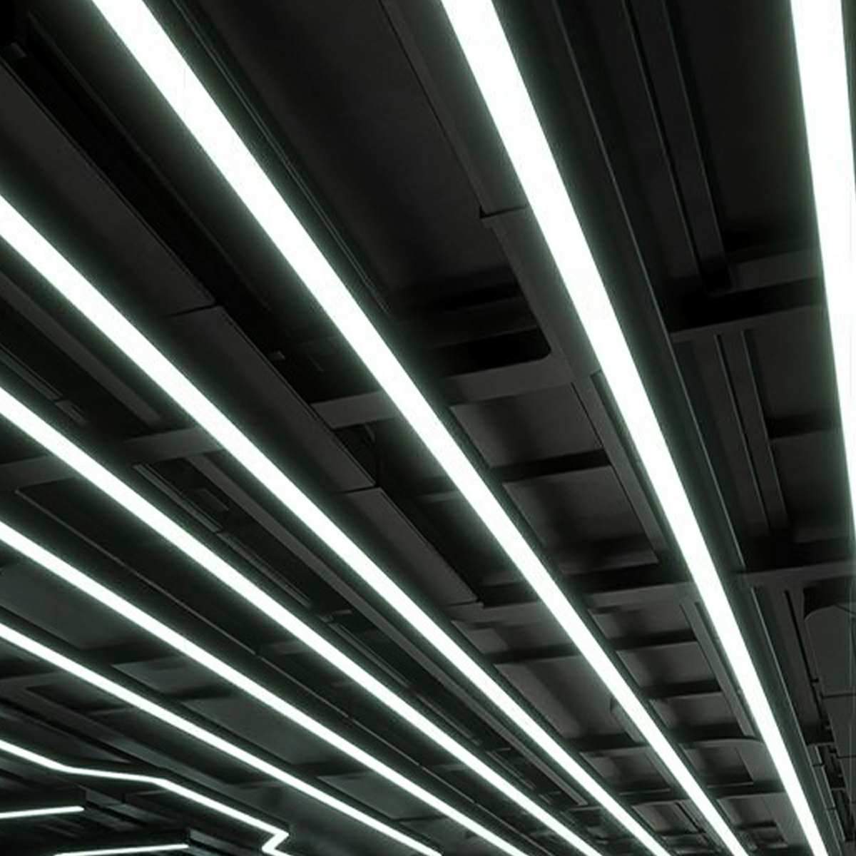 Modern Minimalist LED Long Strip Office Pendant Lights - Flyachilles