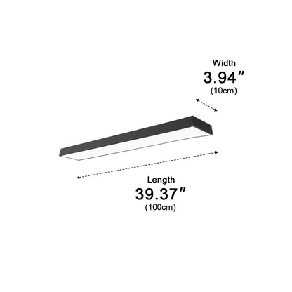 Modern Minimalist LED Long Strip Office Pendant Lights - Flyachilles