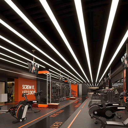 Modern Minimalist LED Long Strip Office Pendant Lights - Flyachilles