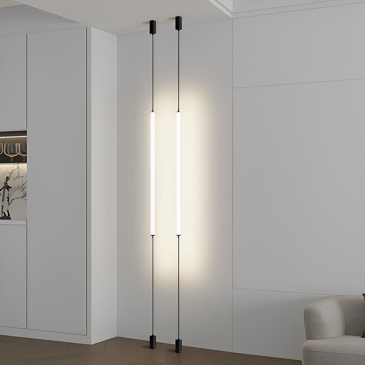 Modern Minimalist LED Strip Lights Linear Wall Light - Flyachilles
