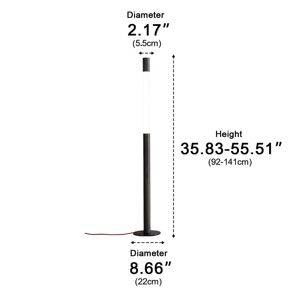 Modern Minimalist Liftable LED Floor Lamp - Flyachilles