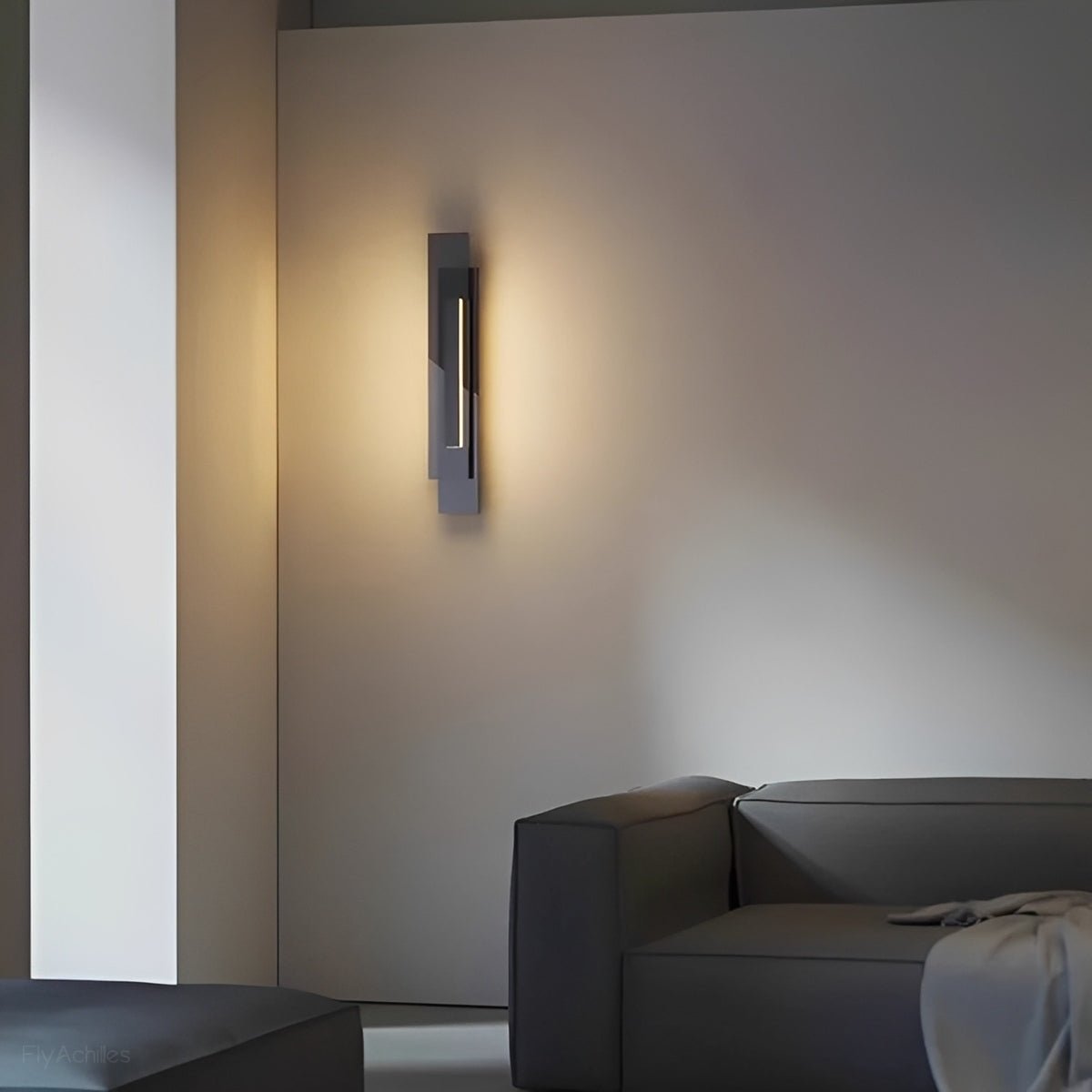 Modern Minimalist Linear Glass LED Wall Sconce - Flyachilles