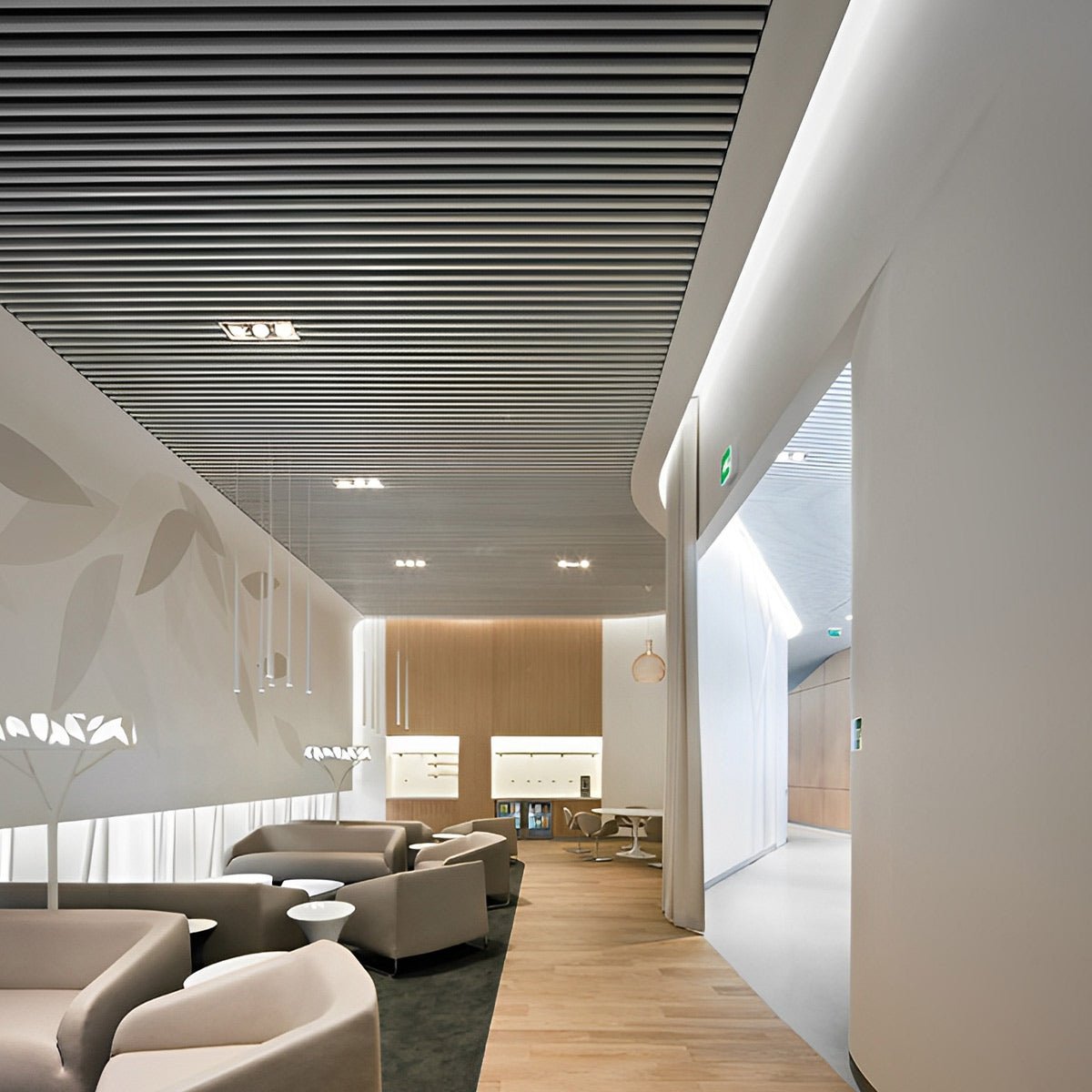 Modern Minimalist Linear Long Strip Bar LED Pendant Lights - Flyachilles