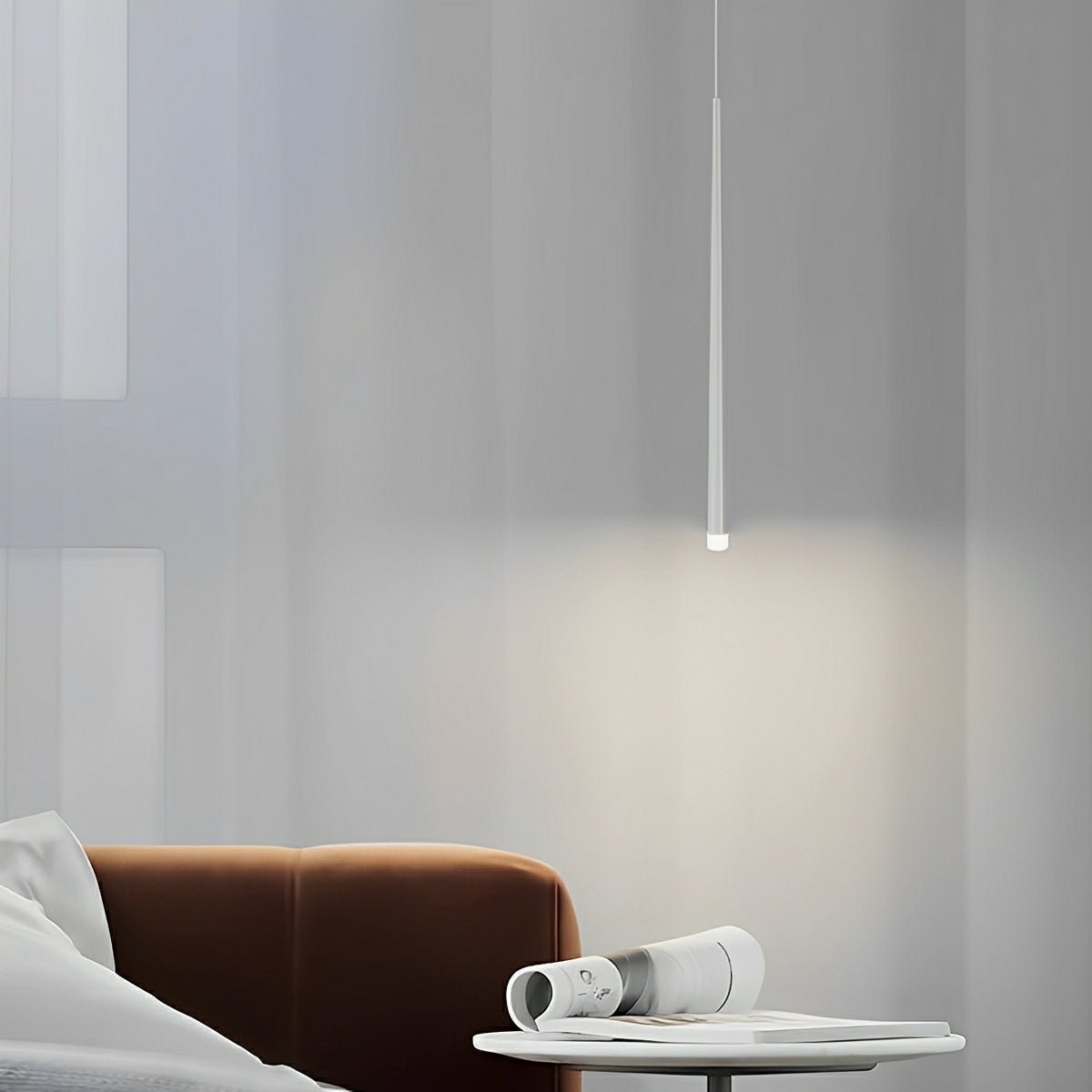 Modern Minimalist Linear Long Strip Bar LED Pendant Lights - Flyachilles