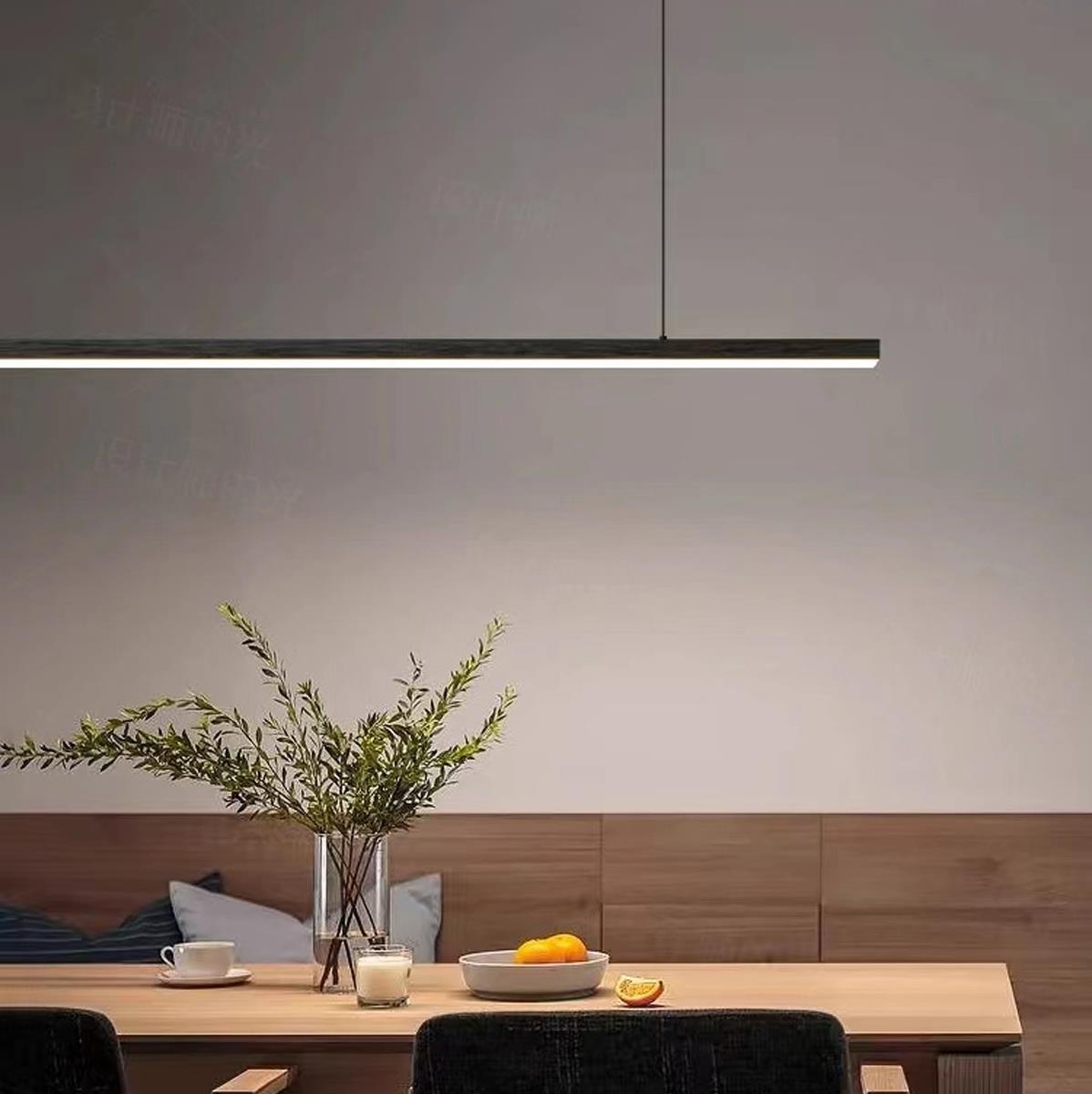 Modern Minimalist Long Strip Light Pendant Lights up and down adjustable - Flyachilles
