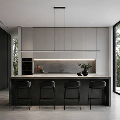 Modern Minimalist Long Strip Light Pendant Lights up and down adjustable - Flyachilles