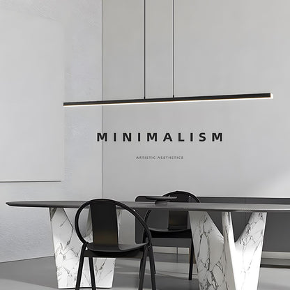 Modern Minimalist Long Strip Light Pendant Lights up and down adjustable - Flyachilles