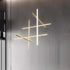 Modern Minimalist LOS Coordinates Geometric Linear LED Pendant Lights - Flyachilles