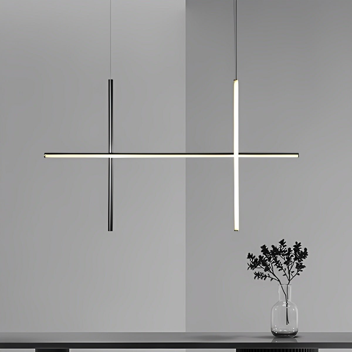 Modern Minimalist LOS Coordinates Geometric Linear LED Pendant Lights - Flyachilles