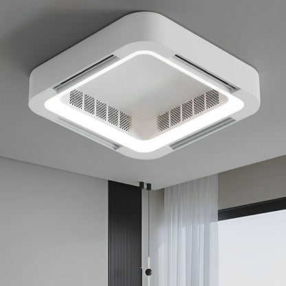 Modern Minimalist Mainless Lighting LED Bladeless Ceiling Fan Light - Flyachilles