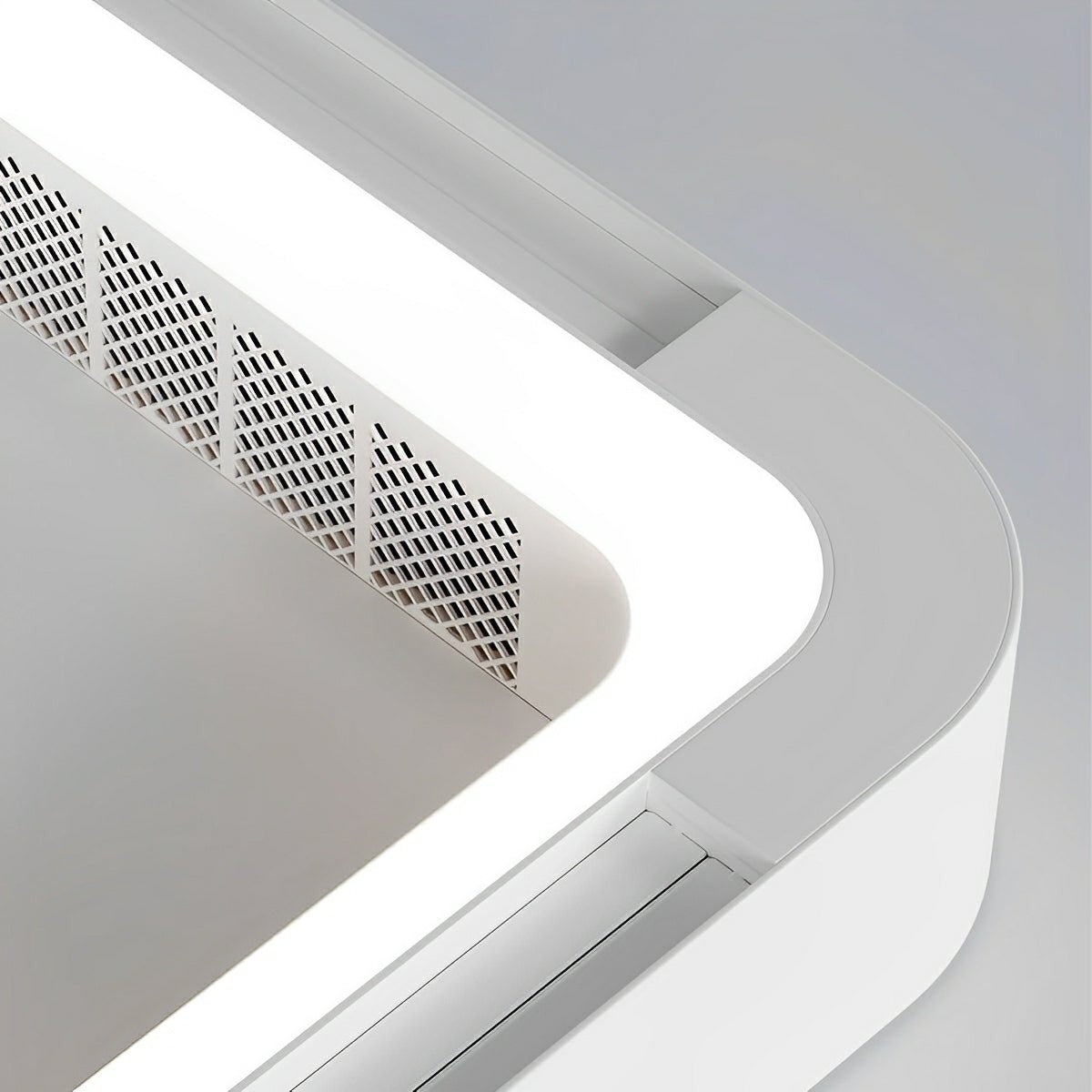 Modern Minimalist Mainless Lighting LED Bladeless Ceiling Fan Light - Flyachilles