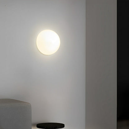Modern Minimalist Moon Half - Dome LED Wall Sconce - Flyachilles