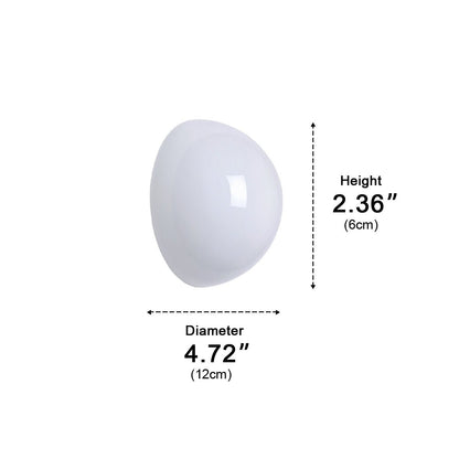 Modern Minimalist Moon Half - Dome LED Wall Sconce - Flyachilles