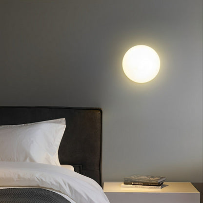 Modern Minimalist Moon Half - Dome LED Wall Sconce - Flyachilles