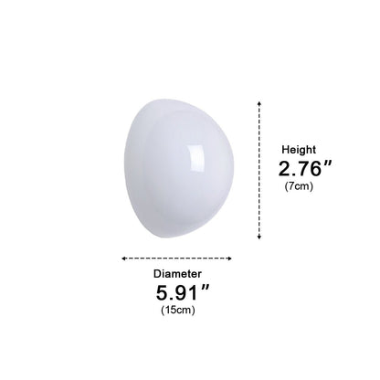 Modern Minimalist Moon Half - Dome LED Wall Sconce - Flyachilles