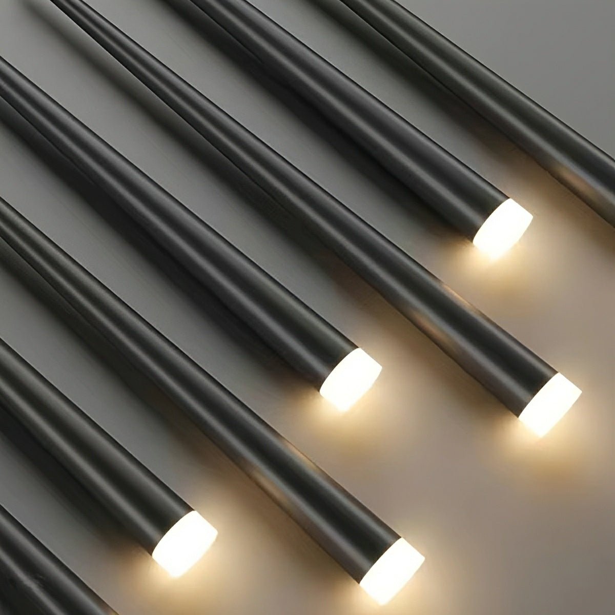Modern Minimalist Multi - Drop Linear LED Stairs Pendant Lights - Flyachilles
