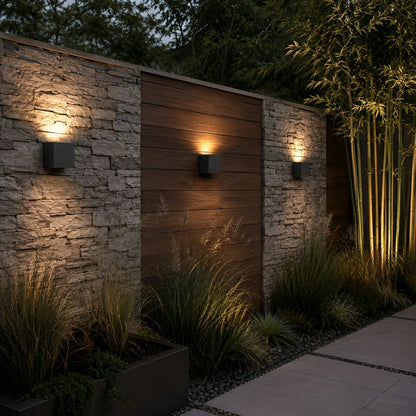 Modern Minimalist Outdoor LED Waterproof Exterior Wall Light for Courtyard Fence - Flyachilles