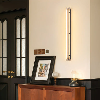 Modern Minimalist Slim Vertical LED Linear Wall Sconce - Flyachilles