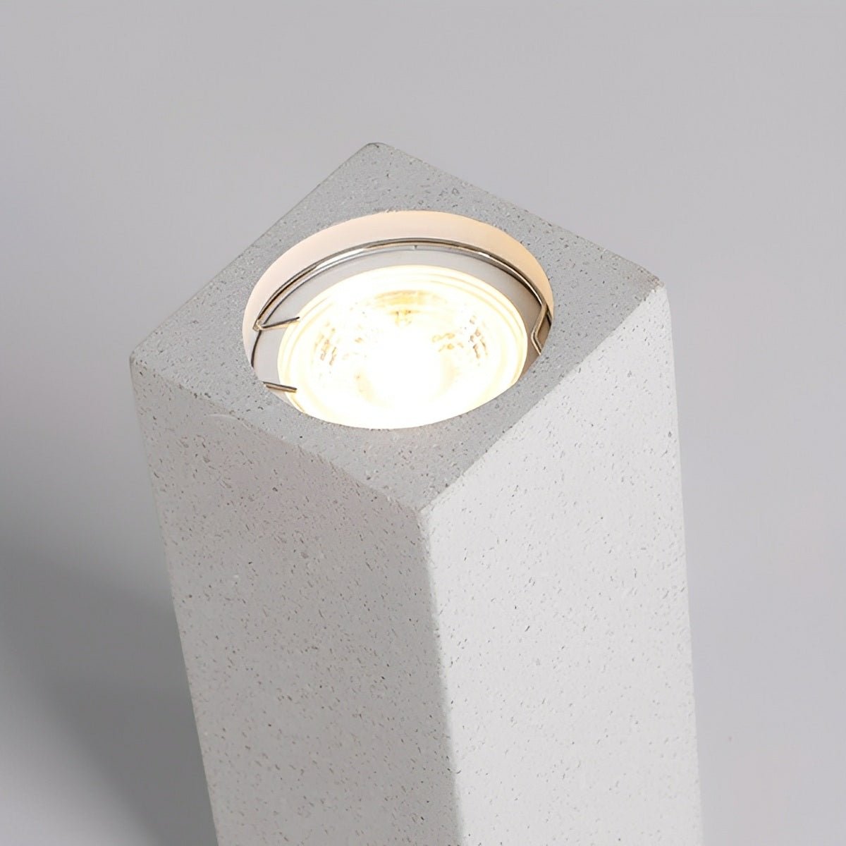 Modern Minimalist Square Cement LED Ceiling Lights Mainless Lighting - Flyachilles