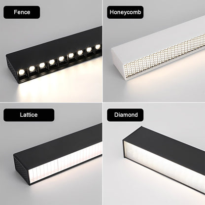 Modern Minimalist Up&amp;Down Linear LED Strip Office Ceiling Pendant Lights - Flyachilles