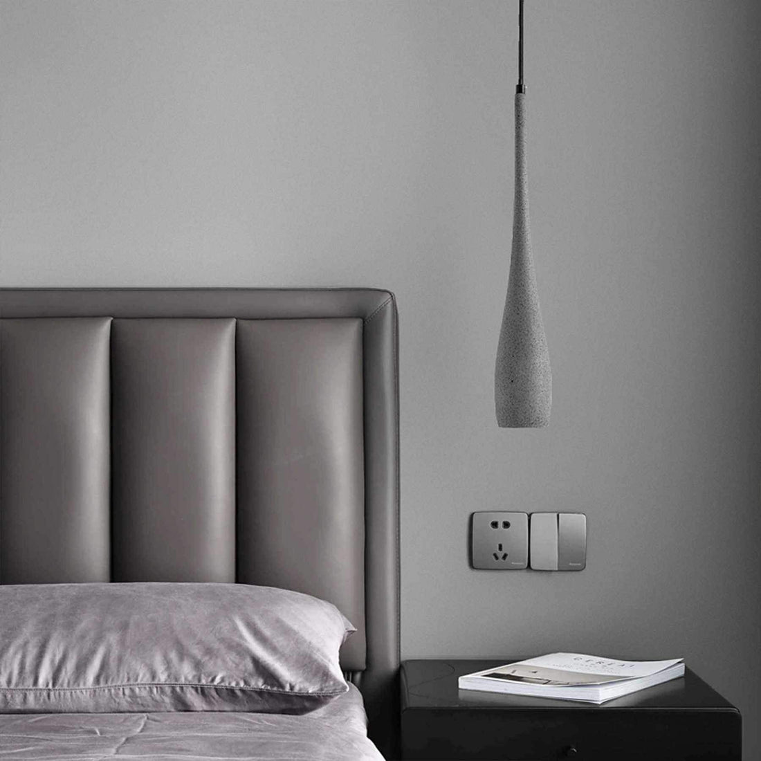 Modern Minimalist Water Drop Indoor Cement LED Pendant Lights - Flyachilles